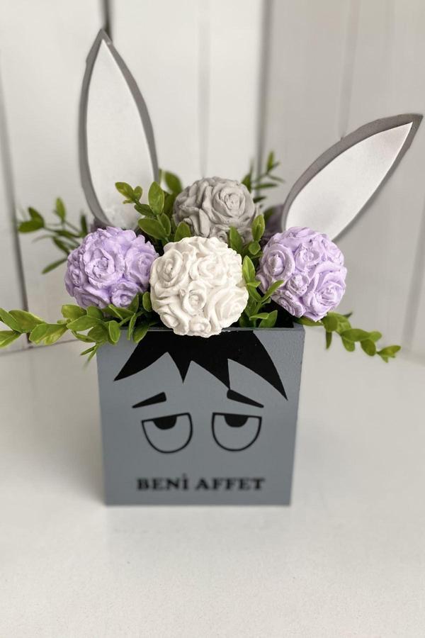 Gia Design Üzgün Eşek Beni Affet Kokulu Taş Aranjmanı - Image 1