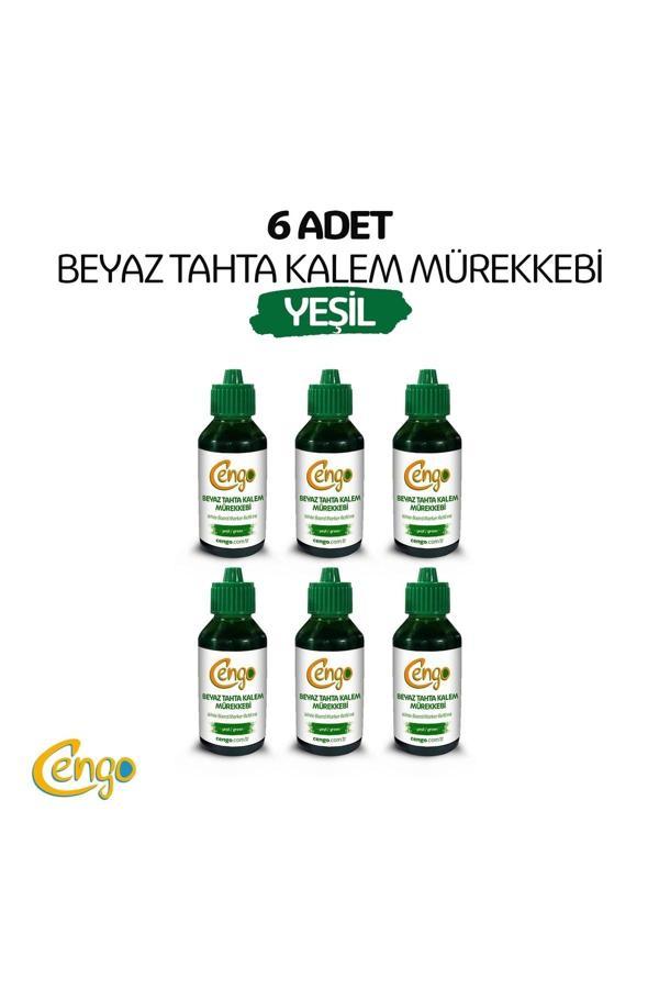 Cengo 6 Adet Tahta Kalemi Mürekkebi 100 Ml - Yeşil - Image 1