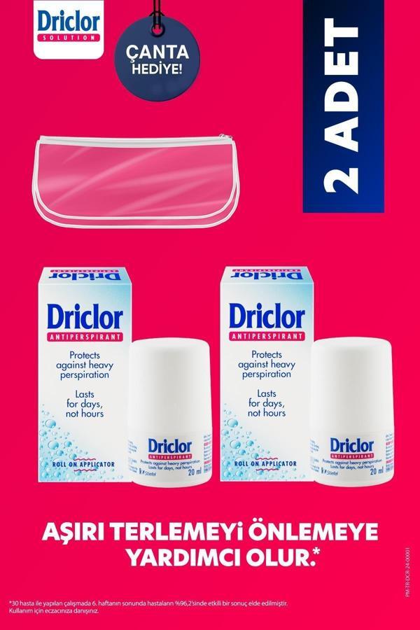 Aşırı Terleme Önleyici Antiperspirant Roll-On 20ml X2 + Çanta Hediye - Image 1