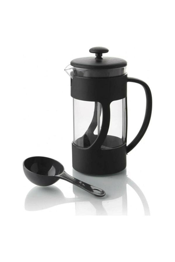 Pazarika Bitki Çayı Demliği Filtre Kahve 350 Ml French Press Kaşıklı - Image 1