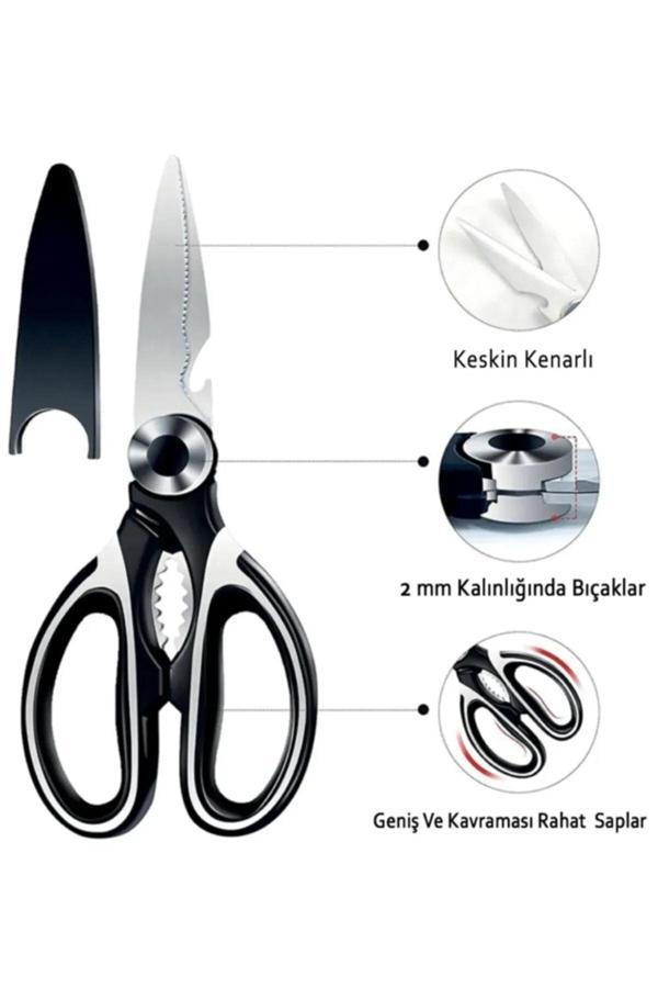 Online Kapında Online  Kapında Çok Amaçlı Ultra Keskin Mutfak Makası - Image 1