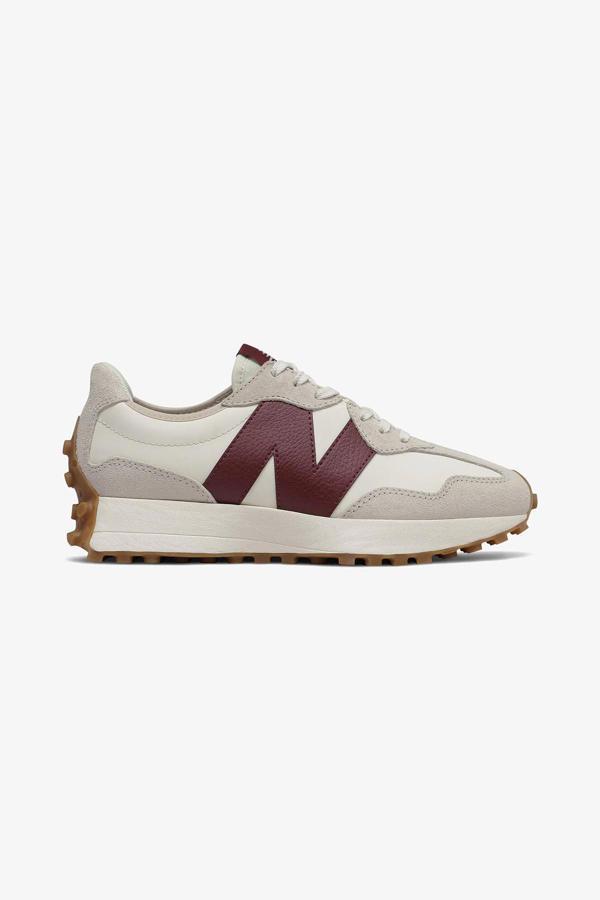 New Balance Lifestyle WS327KA Bej & Bordo Kadın Günlük Spor Ayakkabı - Image 1