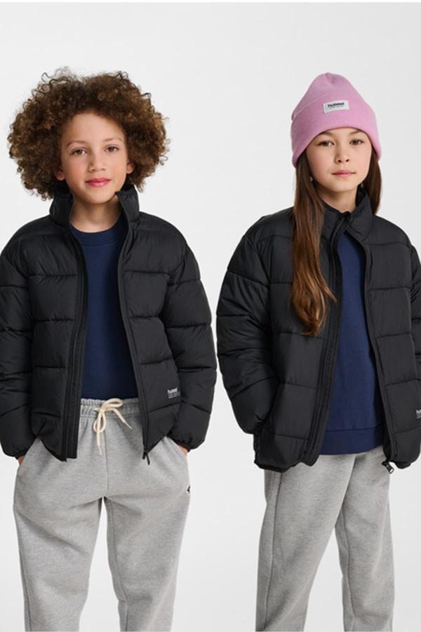 hummel Light Weight Puffer Jacket Siyah Çocuk Ceket - Image 1