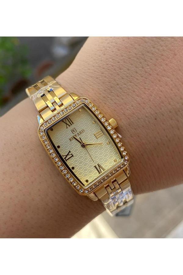 Reward Rwa145354  2 Yıl Garantili Kare Özel Taşlı Kadın Kol Saati - Image 1