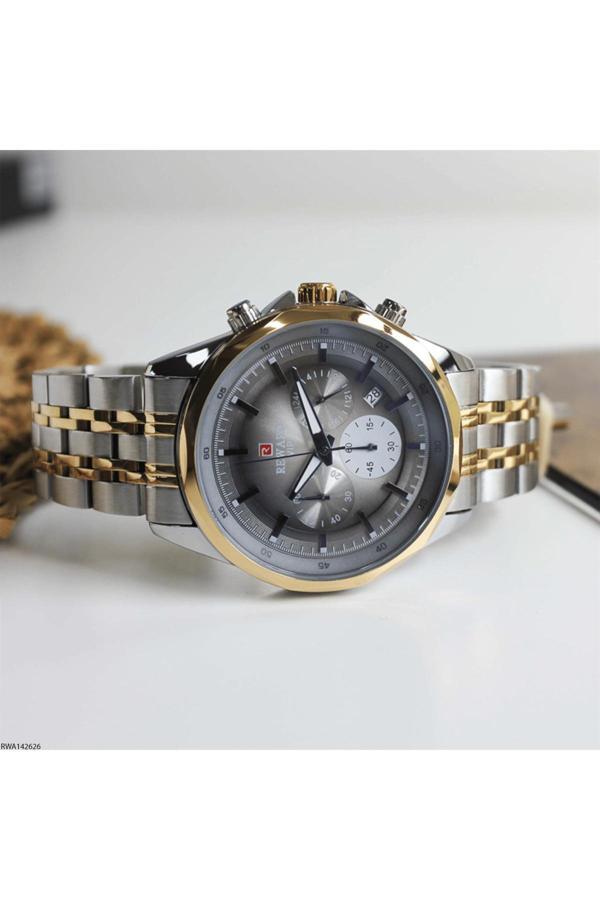 Reward Rwa142626  2 Yıl Garantili Sarı-Gri Fonksiyonel Erkek Kol Saati - Image 1