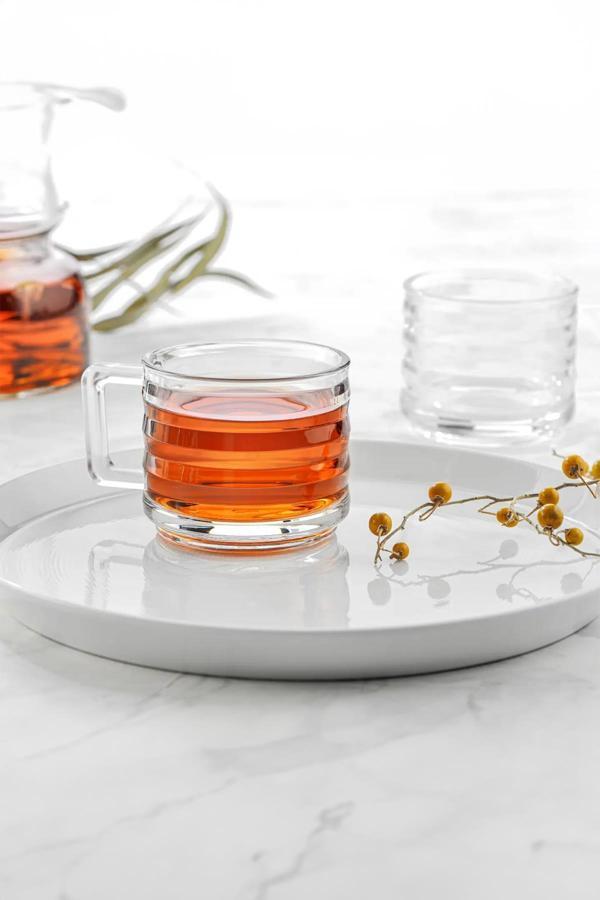 6’lı Cam Çay Kahve Sunum Fincanı 150 ml - Image 1