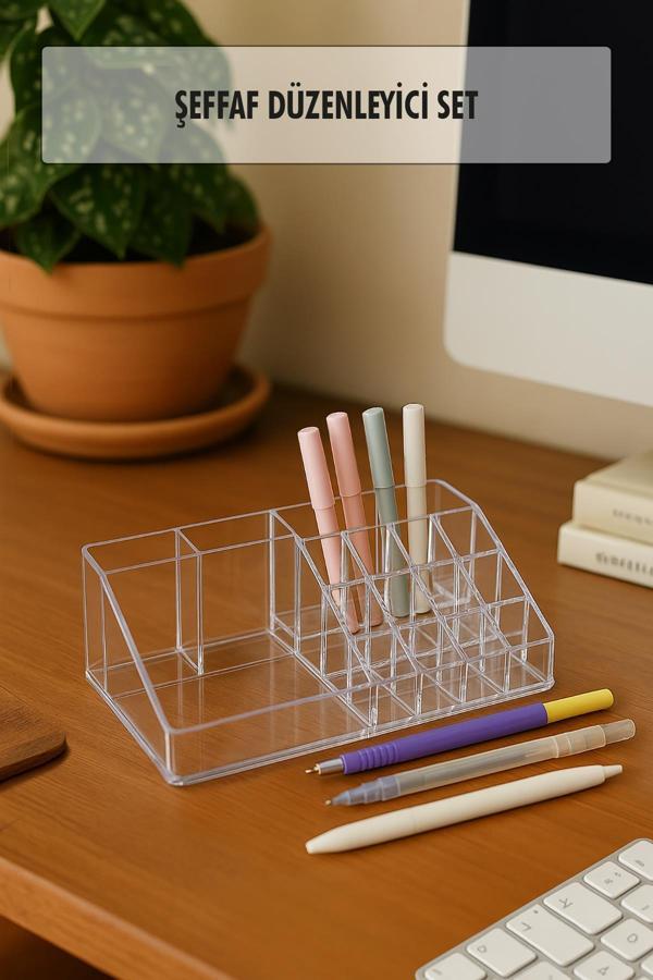 Masa Üstü Kalem Düzenleyici Kalemlik 22 cm - Image 1