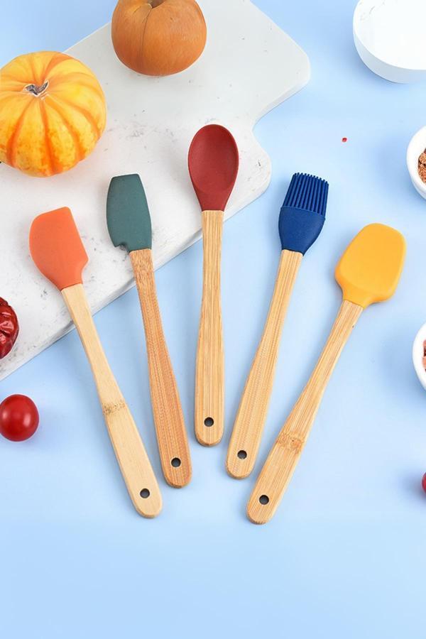 5’li Silikon Spatula Seti 21 cm - Image 1