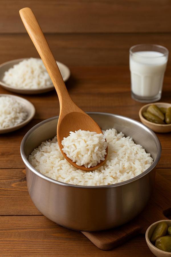 Ahşap Yemek Hazırlık Kaşığı 27 cm - Image 1