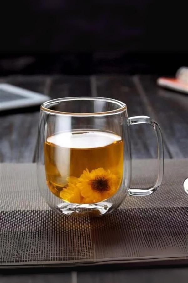 Cam Çift Cidarlı Bardak 350 ml - Image 1