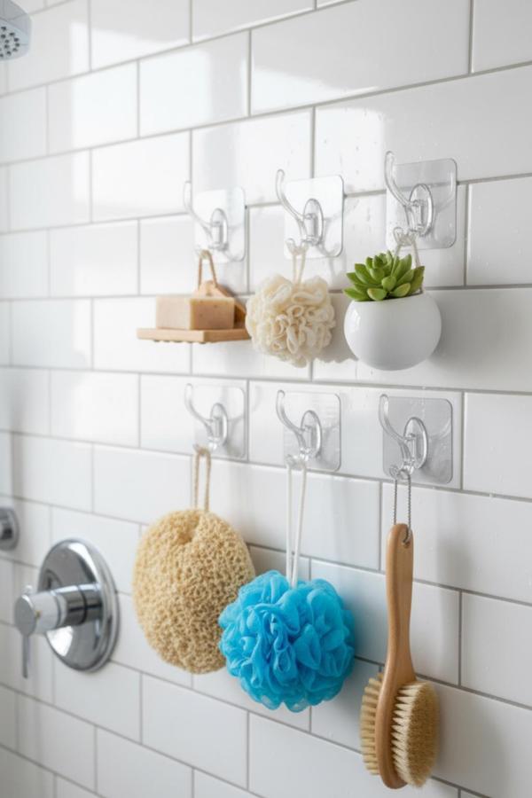 6’lı Metalize Sarı Gümüş Askı Seti Şeffaf - Image 1