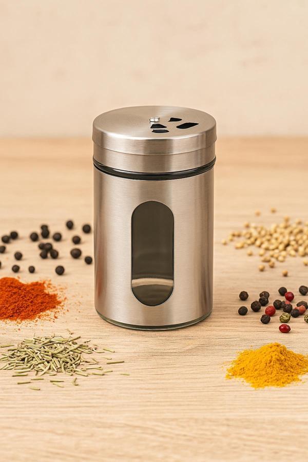 Cam Metal Kapaklı Tuzluk 100 ml - Image 1