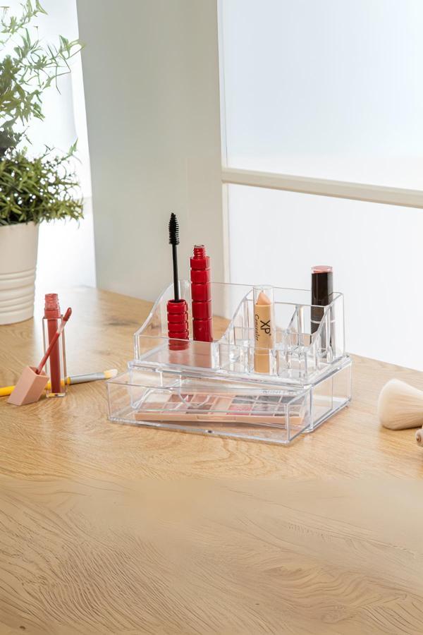 Makyaj Organizeri & Çekmeceli Kozmetik Ürün Raf Düzenleyici & Takı Kutusu & Organizer - Image 1