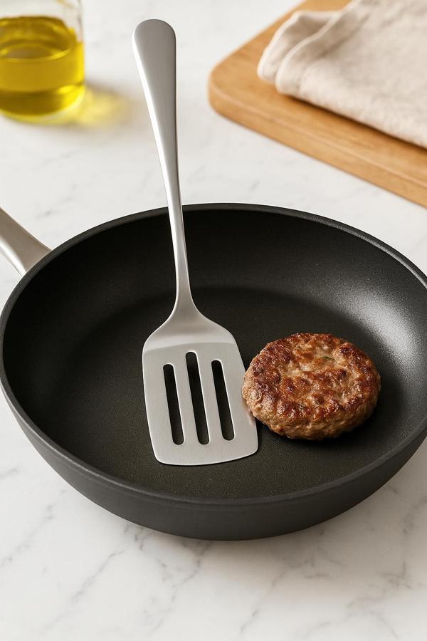 Paslanmaz Çelik Servis Spatula 26 cm Yemek ve Tatlı Sunum Spatulası - Image 1