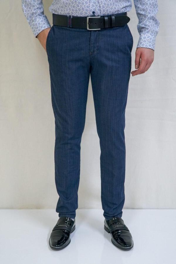 Bomonti Erkek Nıkralı Pamuk Kot Pantolon - Image 1