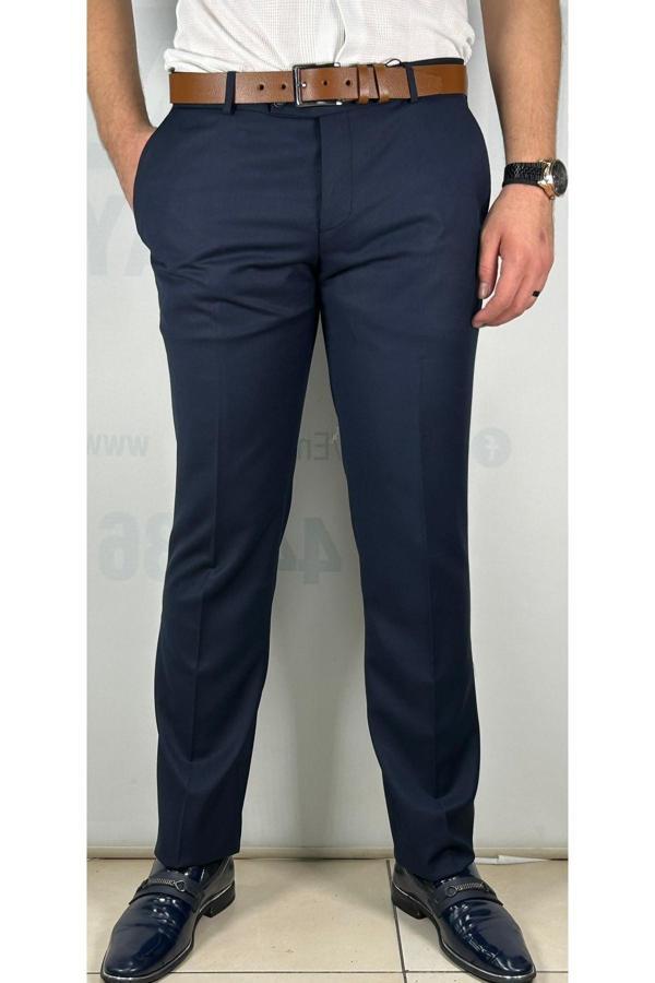 Bomonti Yüksek Kalite Slim Erkek Esnek Dız Astarlı Kumaş Pantolon - Image 1