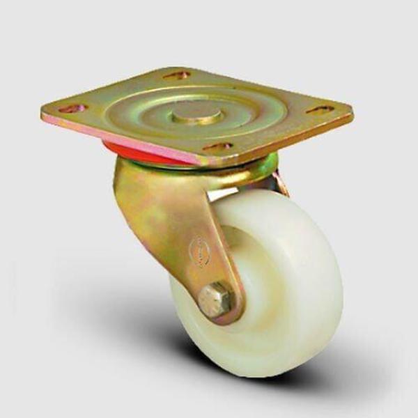 ED01Hkz125 Döner Tablalı Sarhoş Poliamid Ağır Tip Tekerlek Çap:125 400kg Taşır - Image 1
