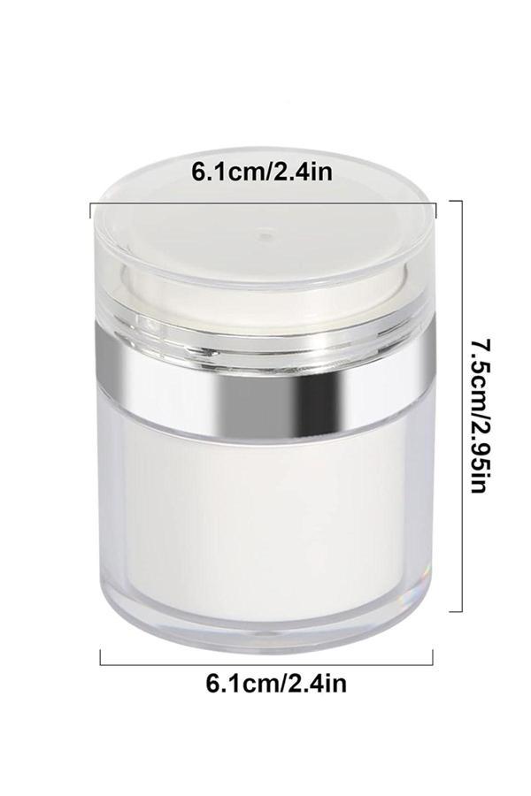 Mucit Home Şeffaf Krem Kutusu Doldurulabilir Pompalı Boş Krem Vücut Yağı Saklama Kutusu Cilt Bakım Seti - Image 1