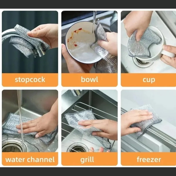 Mucit Home  Çok Fonksiyonlu Çelik Tel Bulaşık - Image 1