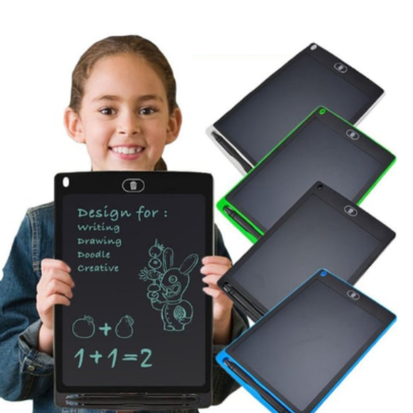 Mucit Home   8.5 Inc Büyük Boy Dijital Kalemli Çocuk Yazı Çizim Grafik Not Yazma Eğitim Tableti Yaz Sil Tahta - Image 1