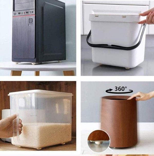 Mucit Home   Bilyeli Eşya Kaydırma Aparatı 4lü Set - Image 1