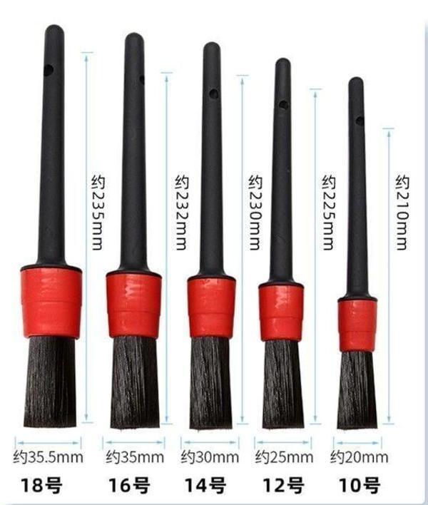 Mucit Home   Araba Temizlik Detay Fırçası 5 li - Image 1