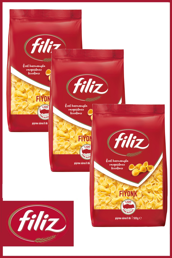 Filiz Fiyonk Makarna 500 gr X 3 Adet - Image 1