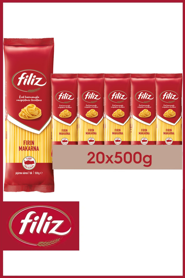 Filiz Fırın Makarna 500 gr X 20 Adet - Image 1