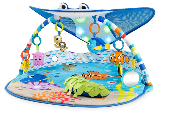 Bright Starts Finding Nemo Mr. Ray Ocean Lights & Music Gym - Image 1