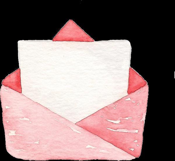 Açık Zarf Duvar Stickerı - Image 1