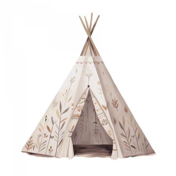 Bohem Çadır Duvar Stickerı - Image 1