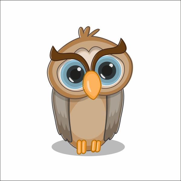 Baykuş Duvar Sticker - Image 1