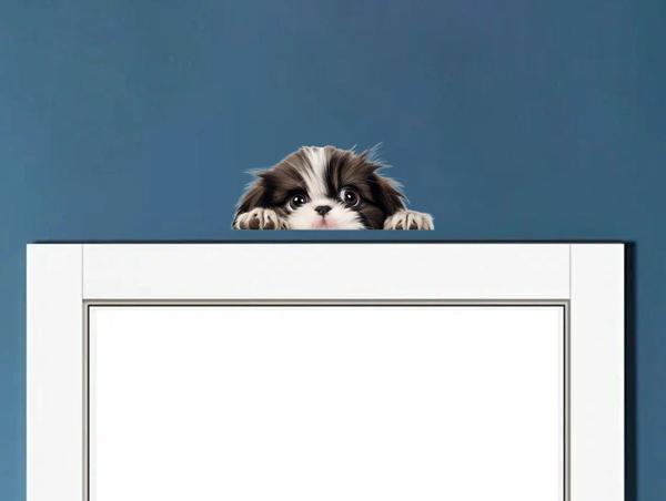 Beyaz Kaniş Duvar Stickerı - Image 1