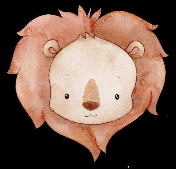 Aslan Kafası Duvar Stickerı - Image 1