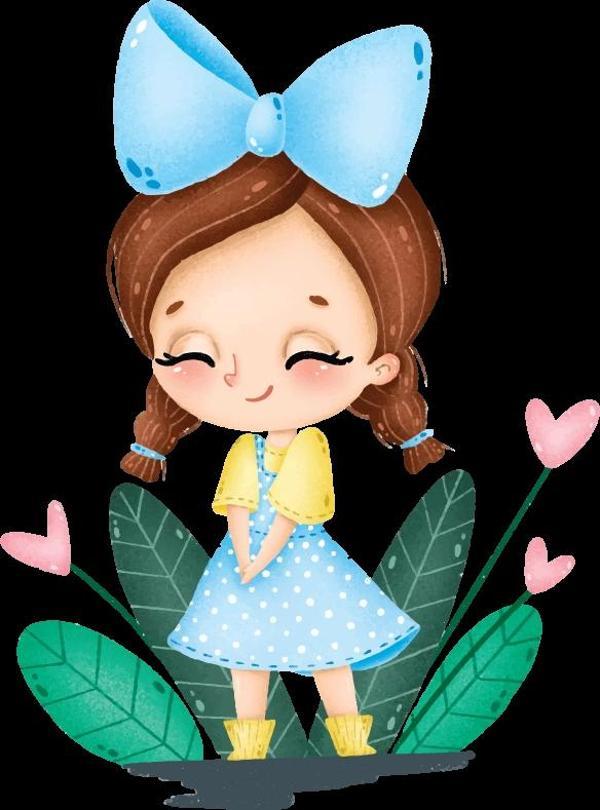 Fiyonklu Kız Duvar Stickerı - Image 1