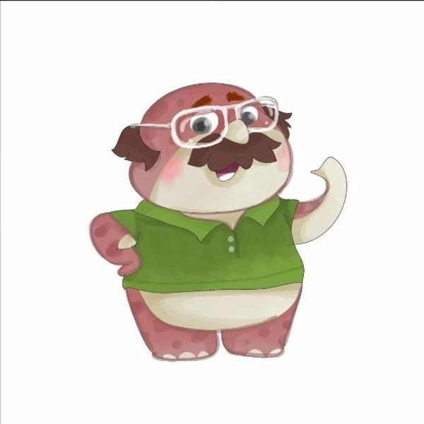 Gözlüklü Canavar Don Çocuk Odası Stickerı - Image 1