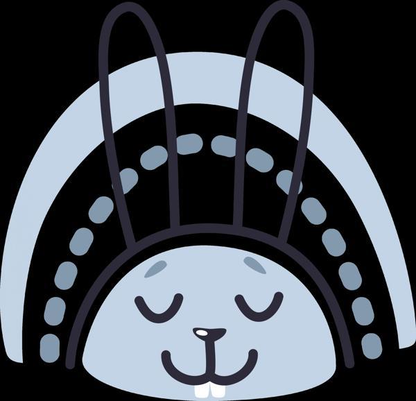 Gökkuşağı Altında Uyuyan Tavşan - Image 1