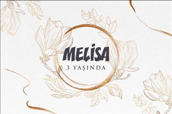 Çiçekler Temalı Doğum Günü Afişli - 35x50 Cm - Image 1