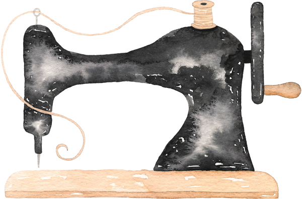 Dikiş Makinesi Duvar Stickerı - Image 1