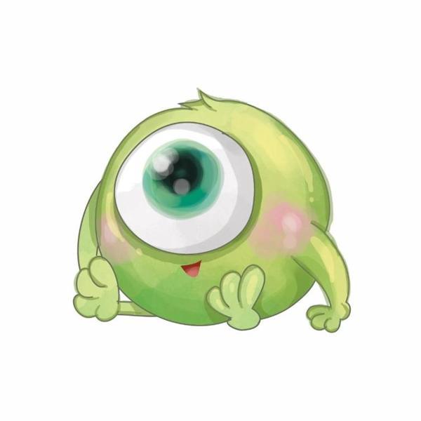 Gülümseyen Bebek Mike Duvar Dekoru - Image 1