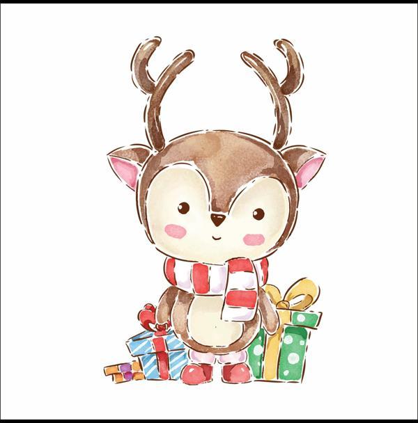 Hediye Geyik Sticker - Image 1