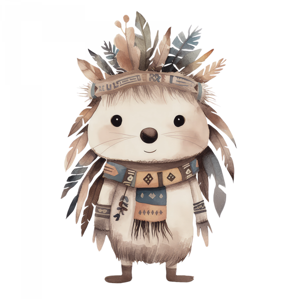 Kirpi Duvar Stickerı - Image 1