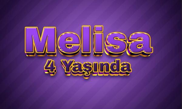 Mor ve Gold Doğum Günü Afişi - 35x50 Cm - Image 1