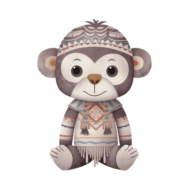 Maymun Duvar Stickerı - Image 1