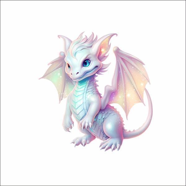 Sevimli Ejder Sticker 13 - Image 1