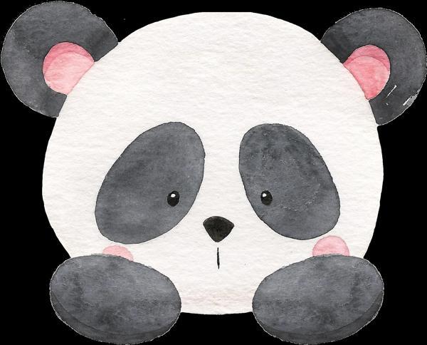 Panda Kafası Duvar Stickerı - Image 1