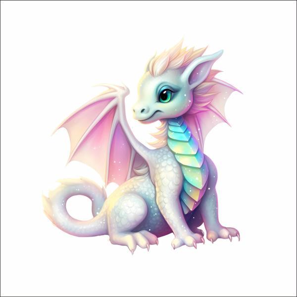 Sevimli Ejder Sticker 17 - Image 1