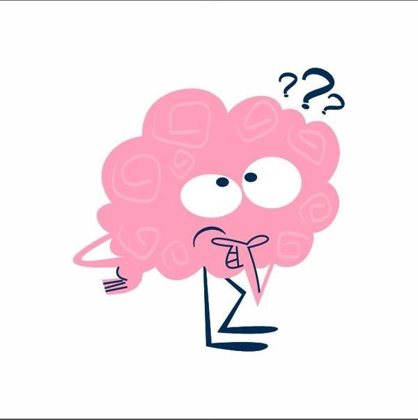 Şaşkın Beyin Duvar Sticker'ı - Image 1