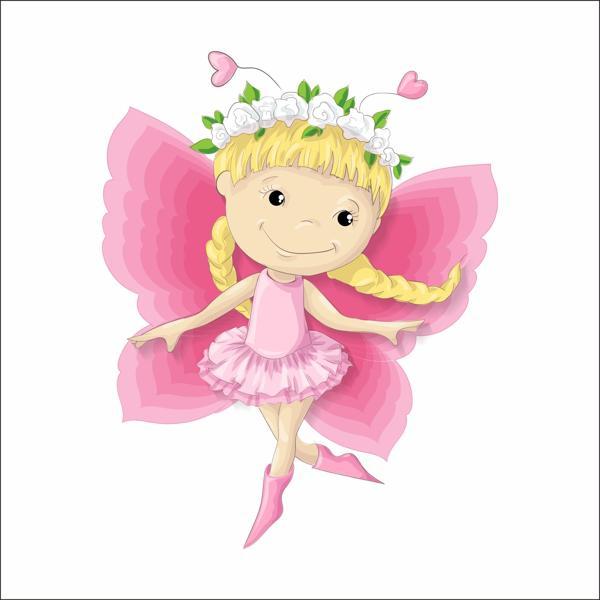 Sevimli Peri Sticker - Image 1