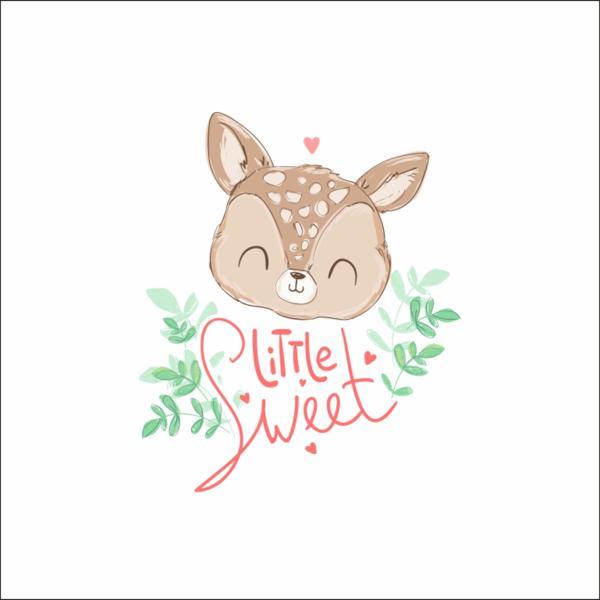 Sweet Little Sevimli Geyik Sticker - Image 1
